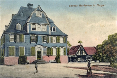 Altes Bild von Schloss Harkorten in Haspe