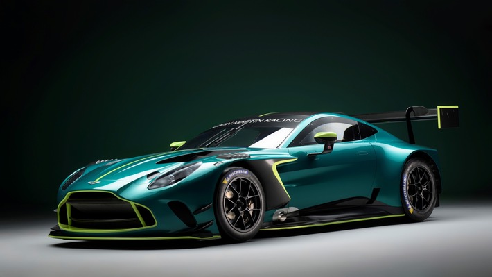 Foto des neue aston martin vantage gt3 